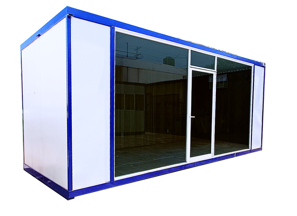 Oficina Semifija con ventanal 6.00 x2.44m