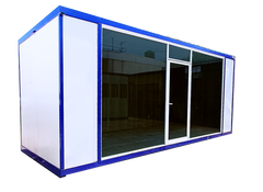 Oficina Semifija con ventanal 6.00 x2.44m